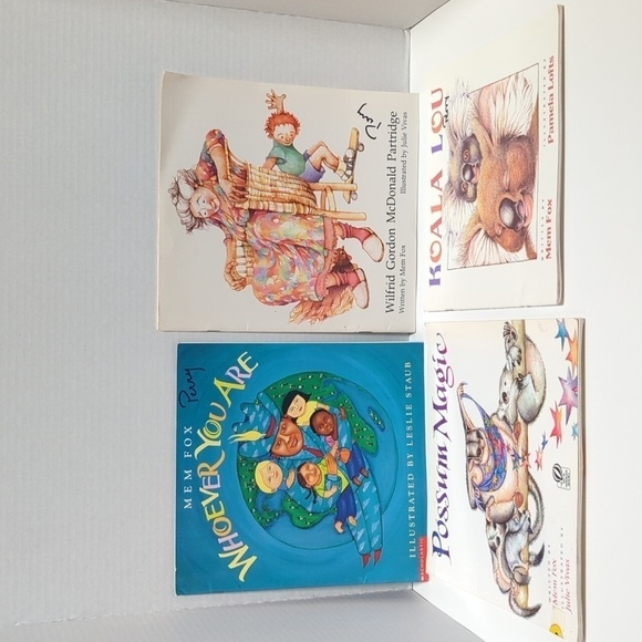 Mem Fox Paperback Book Set of 4 Fiction Books - Koala Lou, Whoever You Are, etc. - Picture 1 of 7